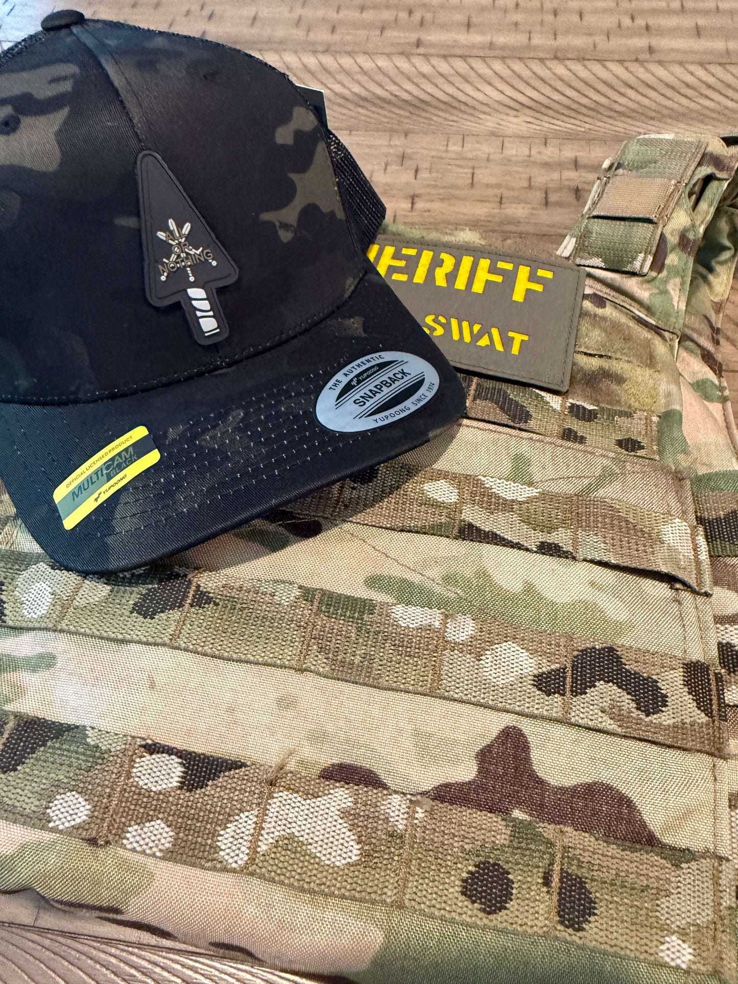 Multicam Black Yupoong SnapBack