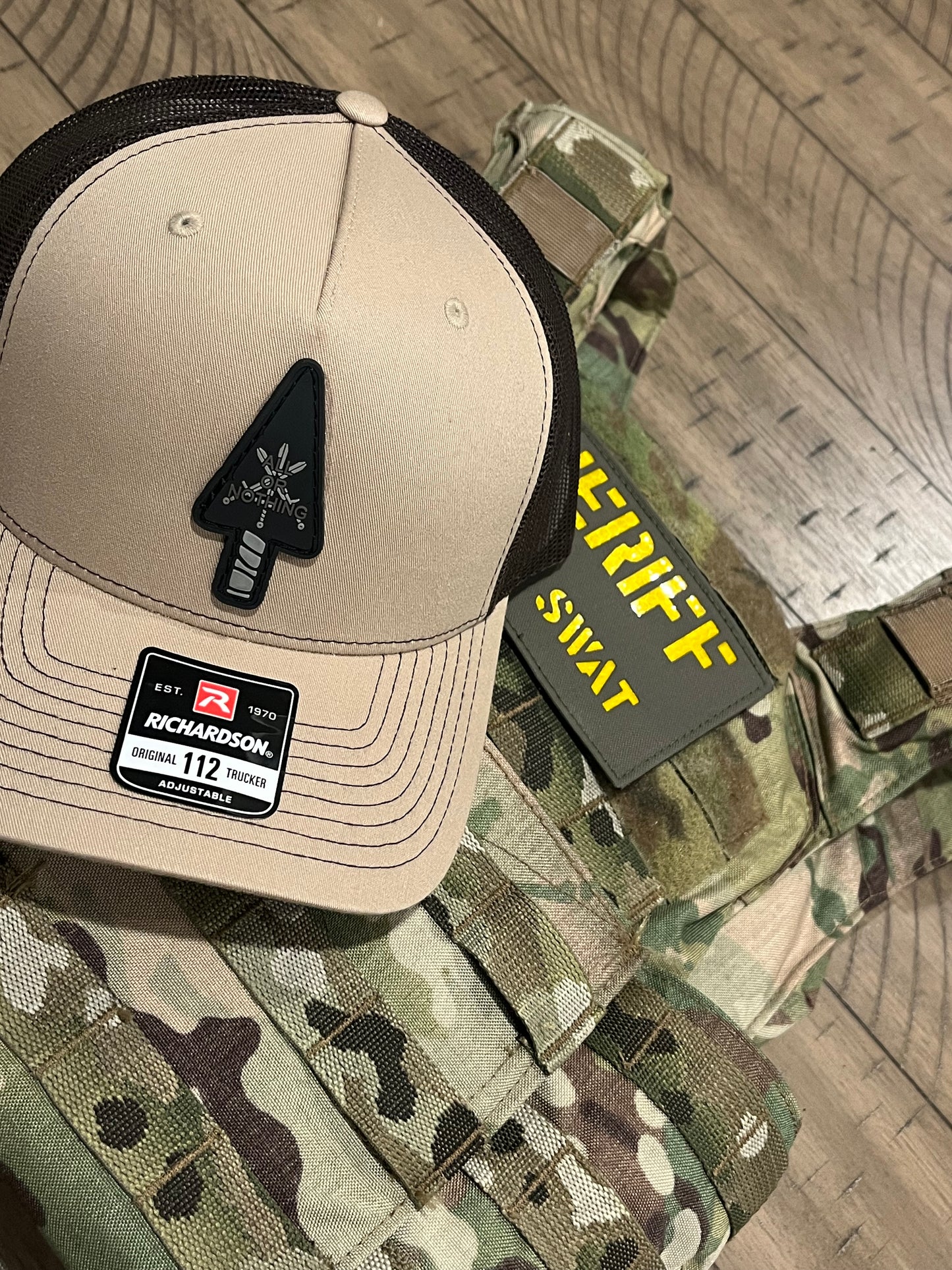 Richardson 112 - Khaki/Coffee
