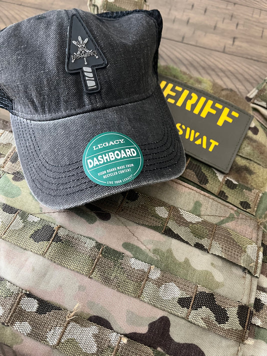 Black Dashboard Trucker